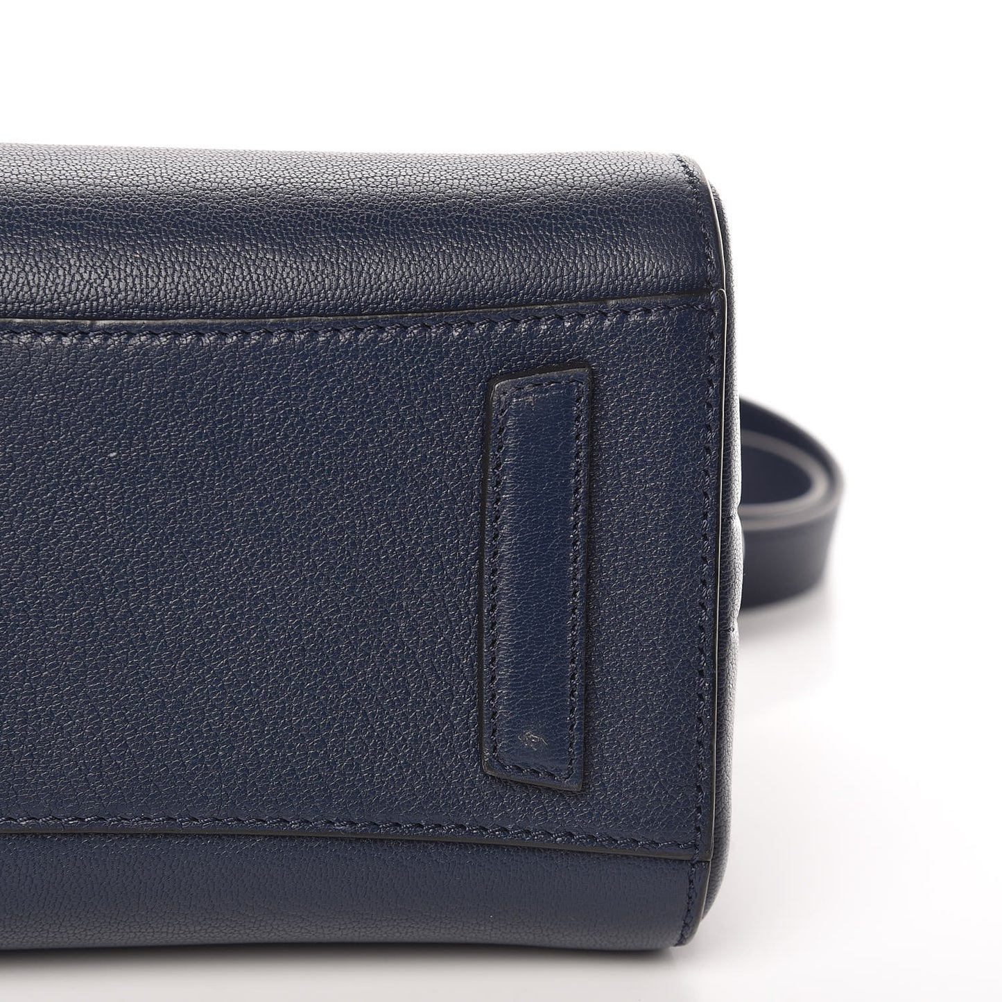 Sugar Goatskin Mini Antigona Navy