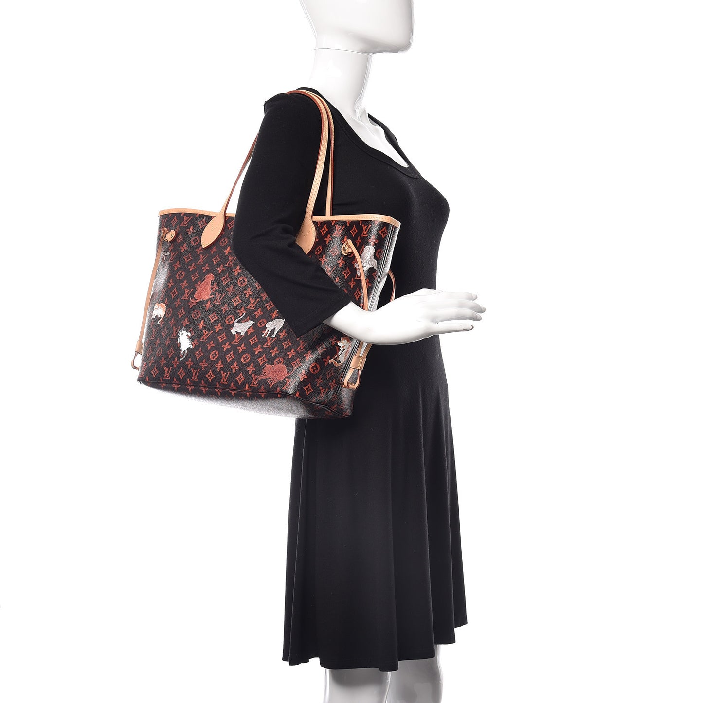 Catogram Neverfull MM Marron