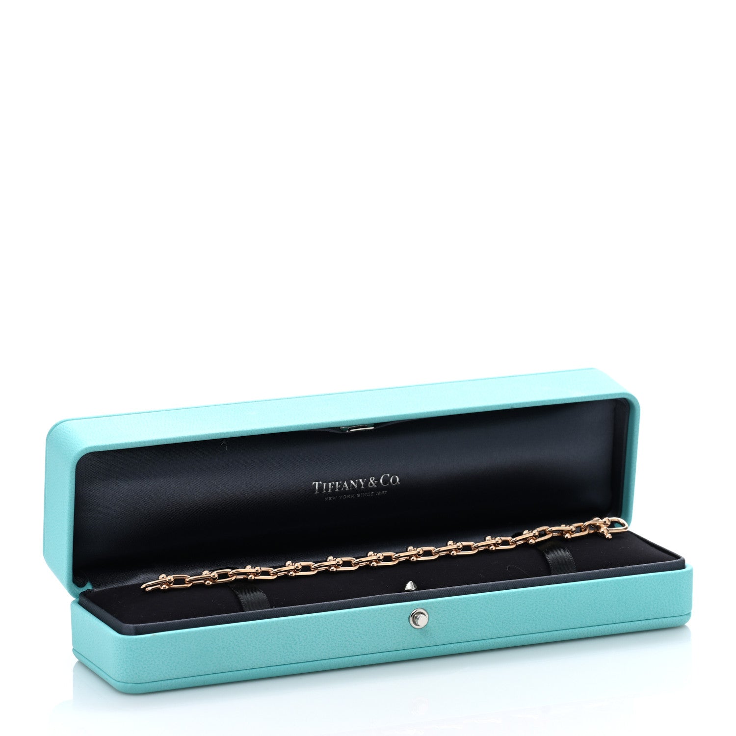 Tiffany 18K Rose Gold Small HardWear Link Bracelet 1478180
