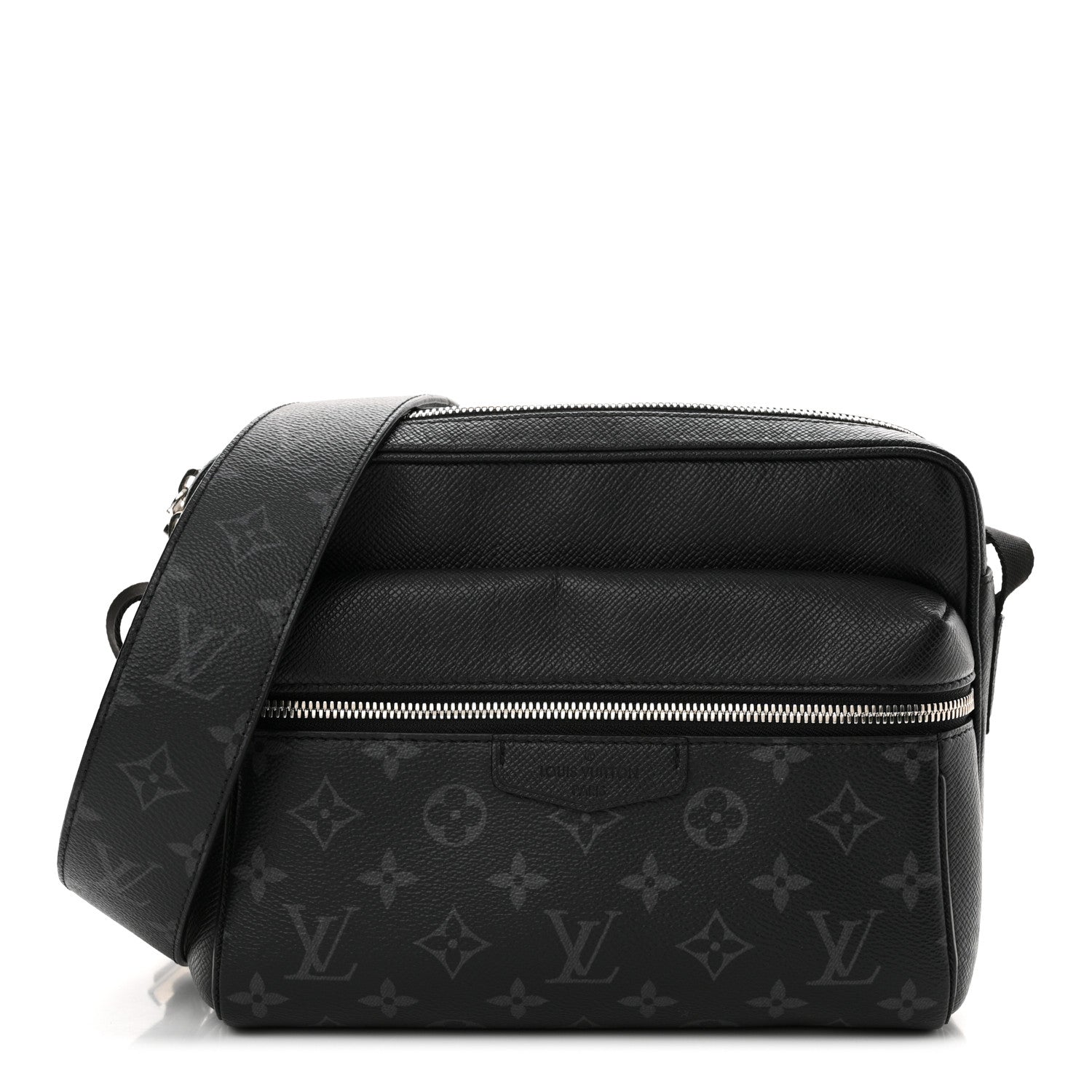 Louis Vuitton Taiga Monogram Eclipse Outdoor Messenger Black 1 of 12