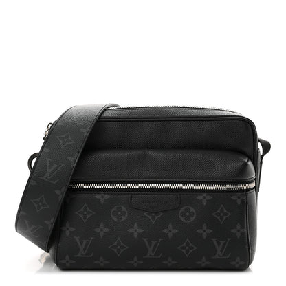 Louis Vuitton Taiga Monogram Eclipse Outdoor Messenger Black 1 of 12