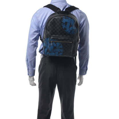 Louis Vuitton Damier Graphite Rope Josh Backpack Blue 2 of 6