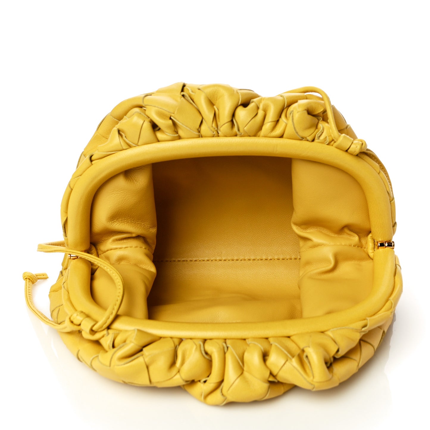 Nappa Intrecciato The Mini Pouch Buttercup