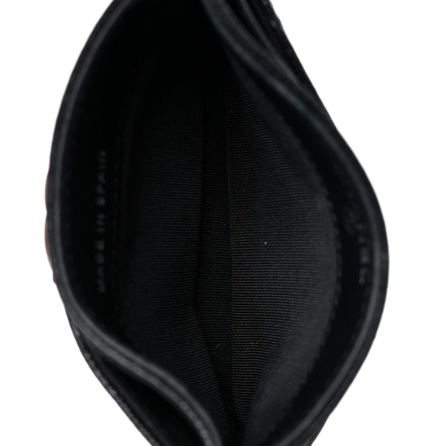 Caviar Quilted Boy Card Holder Black