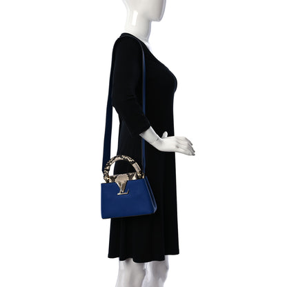 Louis Vuitton Taurillon Python Capucines Mini 2 of 9