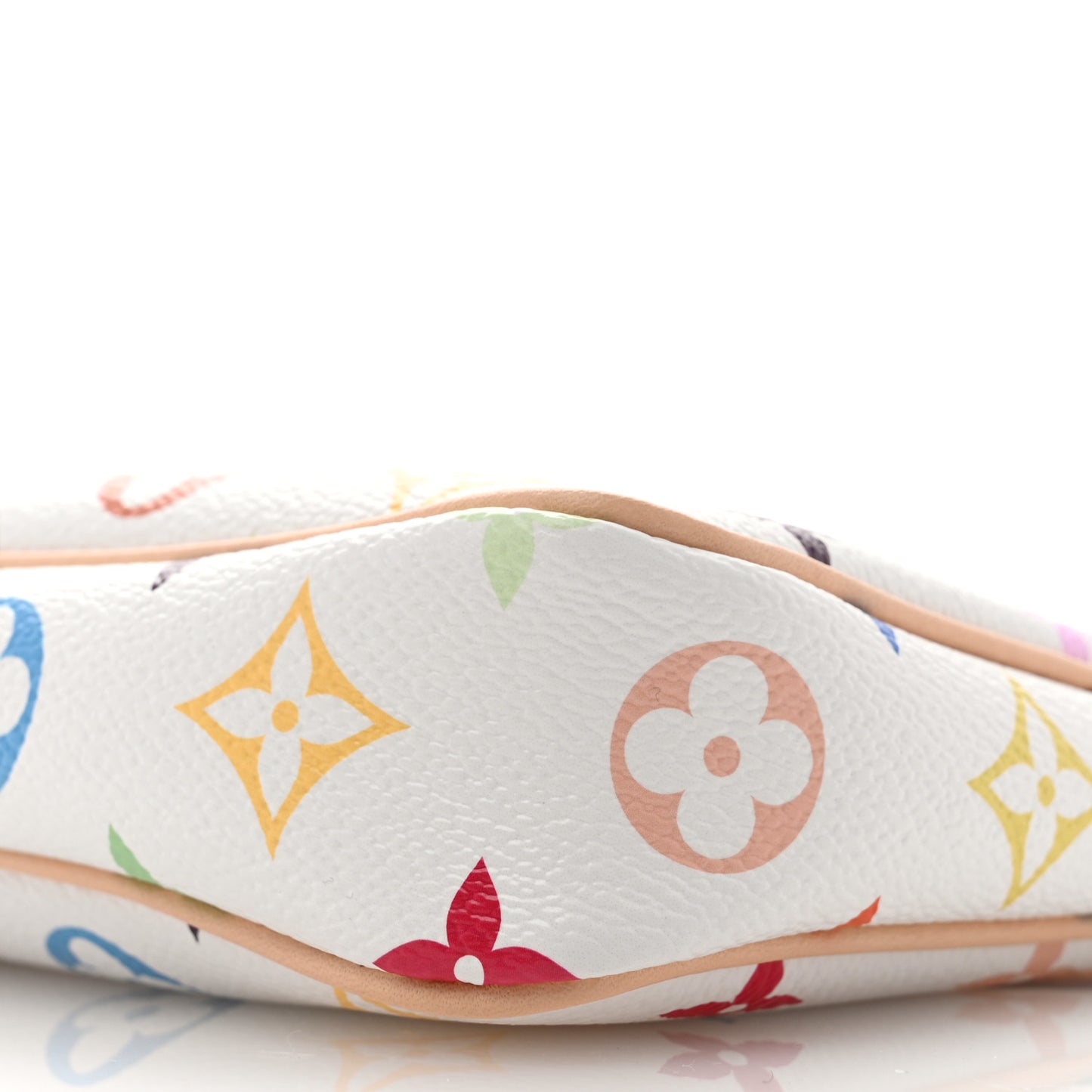 LV X TM Monogram Multicolor Pochette Accessories White