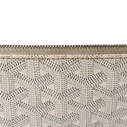 Goyard Goyardine Senat Pochette MM White 10 of 14