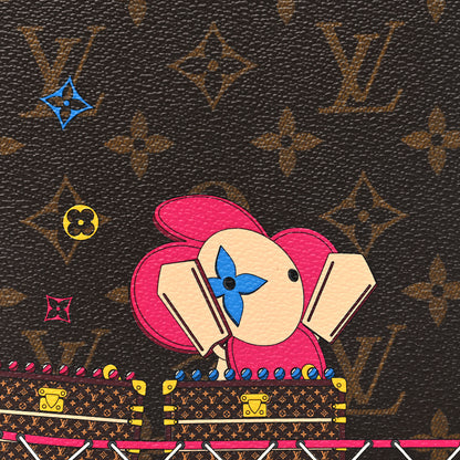 Louis Vuitton Monogram 2020 Christmas Animation Roller Coaster Notebook MM Pivoine 8 of 10