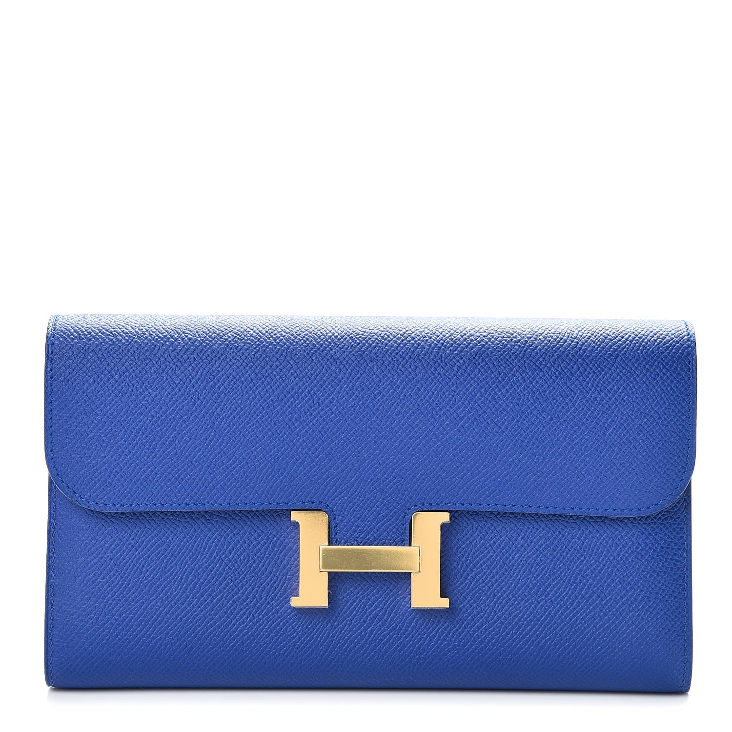 Hermes Epsom Constance Long Wallet Bleu Electrique 1 of 8