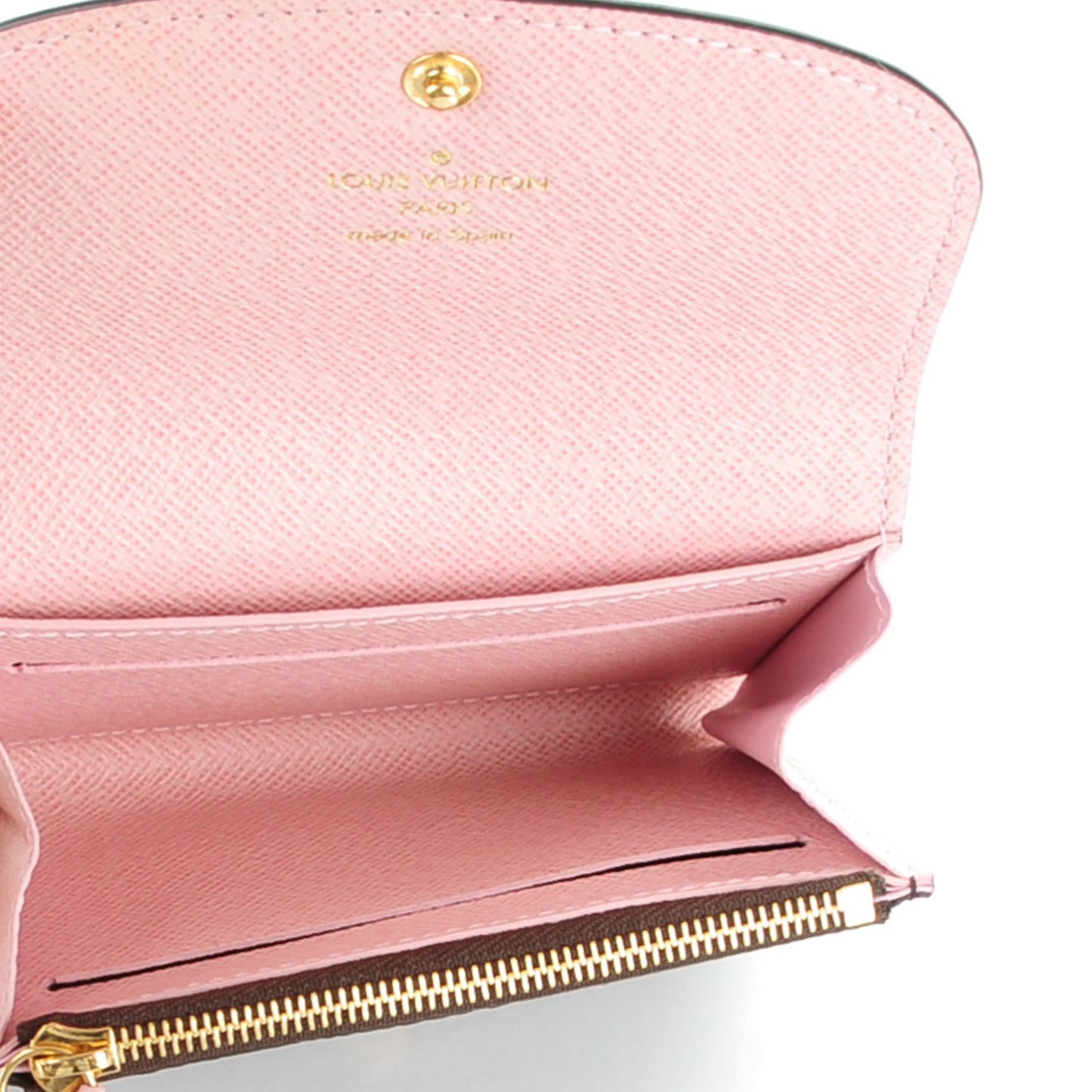 Monogram Rosalie Coin Purse Rose Ballerine