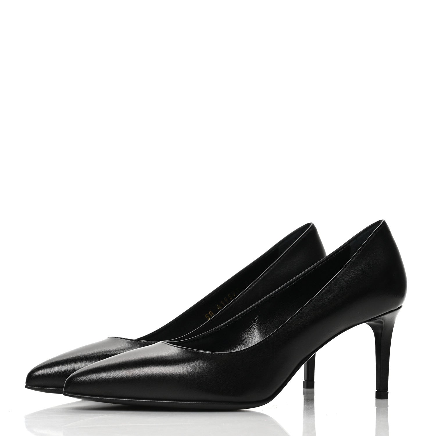 Saint Laurent Calfskin Pumps 36 Black 3 of 8