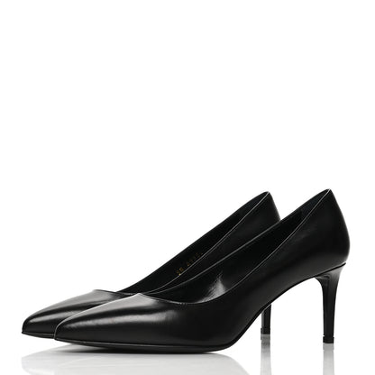 Saint Laurent Calfskin Pumps 36 Black 3 of 8