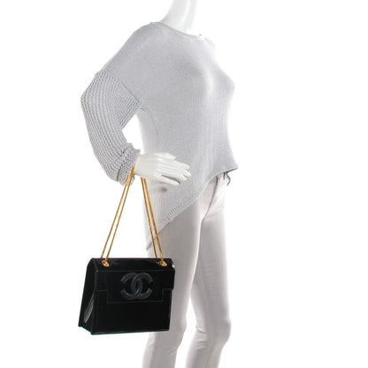 Chanel Vinyl CC Flap Black 2 of 11