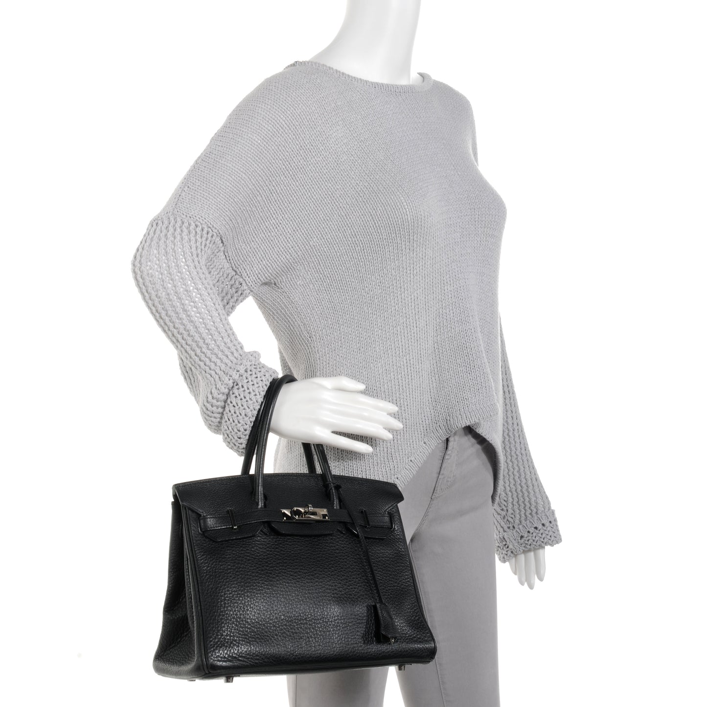Taurillon Clemence Birkin 25 Black