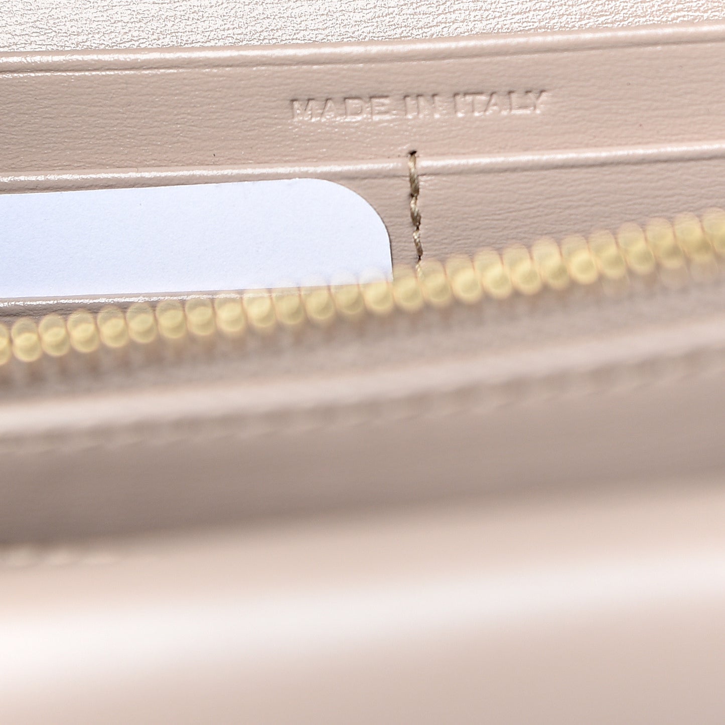 Smooth Calfskin Sulpice Monogram Chain Wallet Light Natural