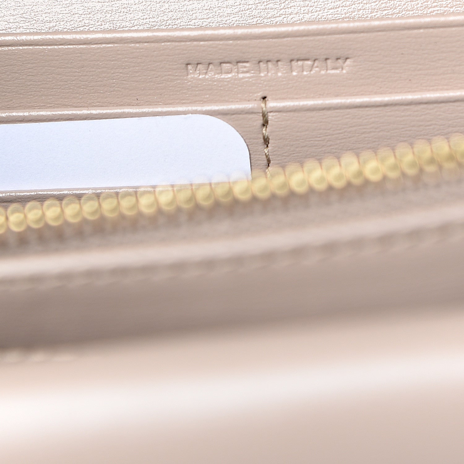 Saint Laurent Smooth Calfskin Sulpice Monogram Chain Wallet Light Natural 7 of 11