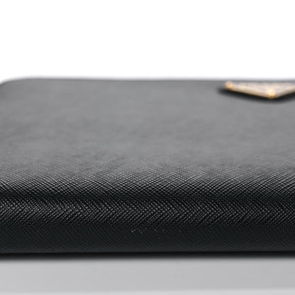 Prada Saffiano Lux Crossbody Bag Black 8 of 10