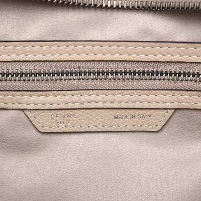 Celine Drummed Calfskin Mini Luggage Dune 6 of 14