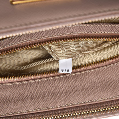 Prada Saffiano Small Galleria Double Zip Tote Cammeo 8 of 25