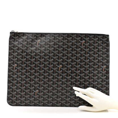 Goyard Goyardine Senat Pochette GM Black 2 of 6