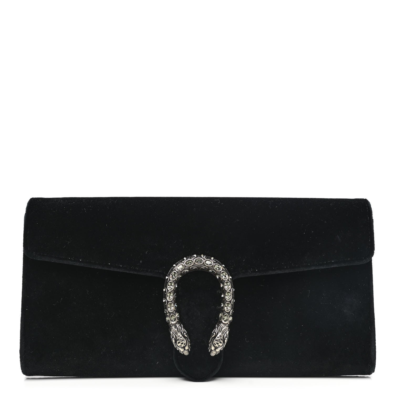 Gucci Velvet Dionysus Clutch Black 1 of 14
