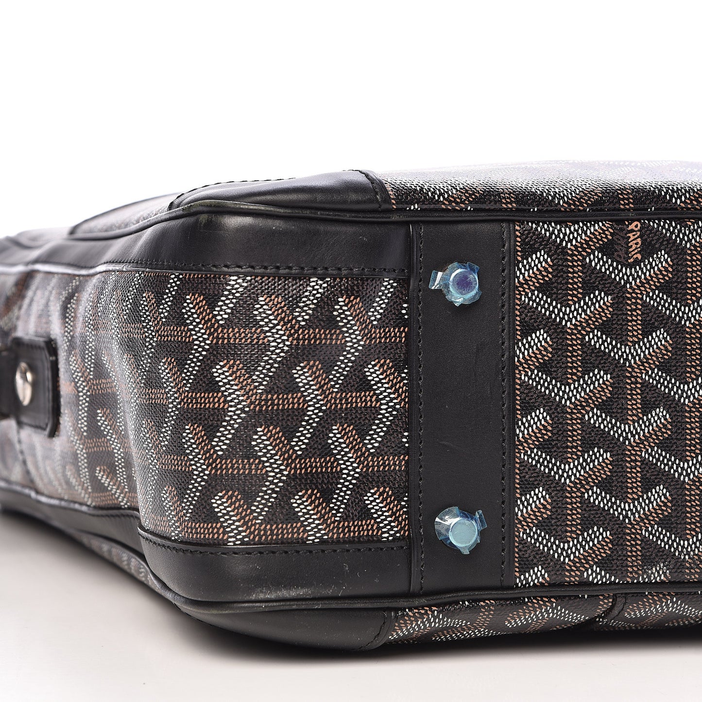 Goyardine Ambassade MM Briefcase Black