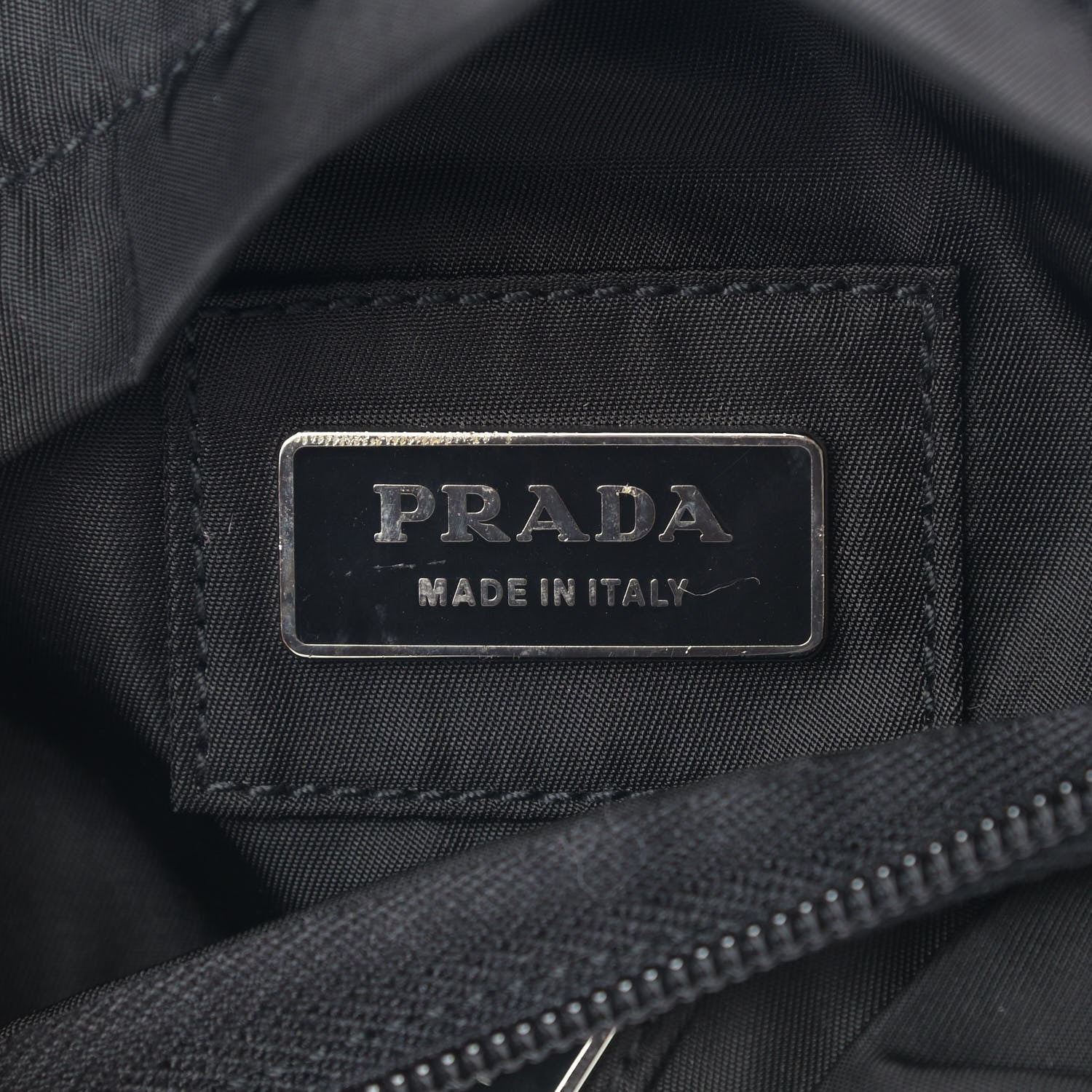 Prada Tessuto Nylon Montagna Belt Bag Black 8 of 9