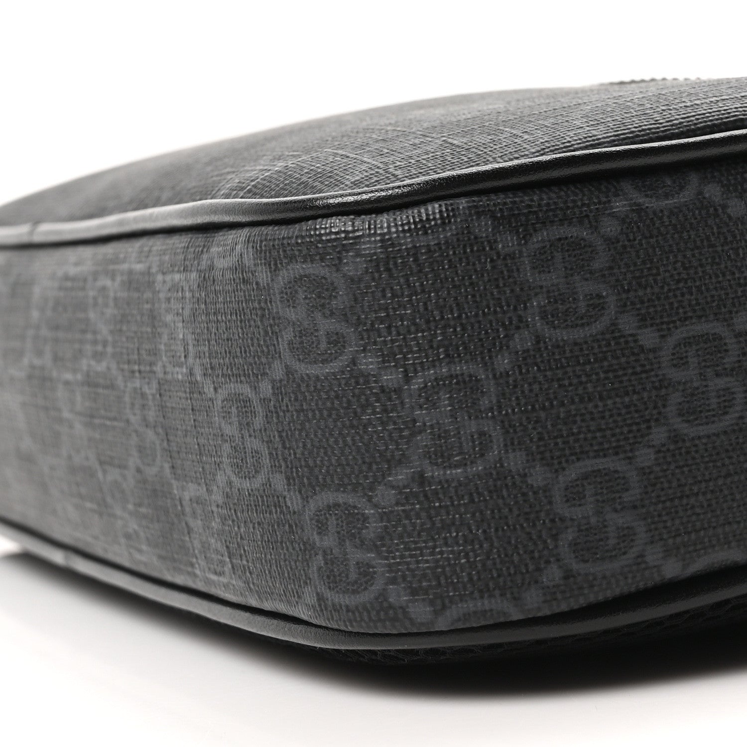 Gucci Soft GG Supreme Monogram Web Belt Bag Black Grey 10 of 10