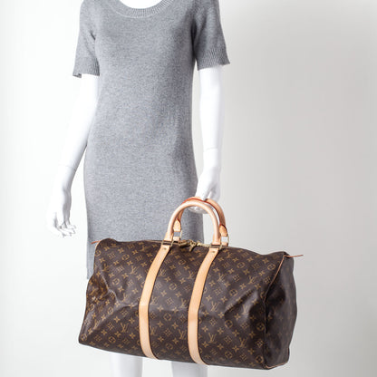 Louis Vuitton Monogram Keepall 50 2 of 9
