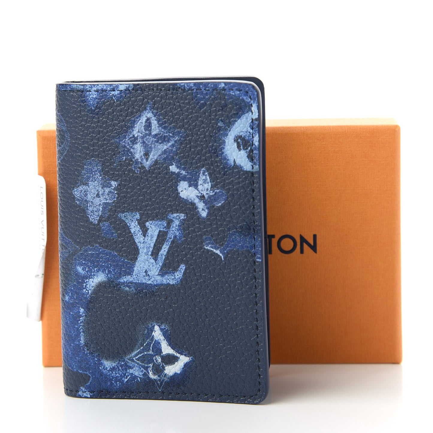 Monogram Ink Watercolor Pocket Organizer