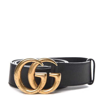 Gucci Calfskin Double G 40mm Belt 90 36 Black 1 of 8