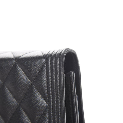 Chanel Caviar Quilted Boy Wallet On Chain WOC So Black 15 of 16