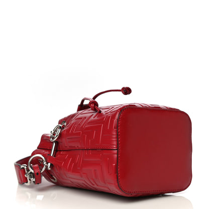Fendi Vitello Liberty F is Fendi FF 1974 Embossed Mini Mon Tresor Bucket Bag Fragola 4 of 11