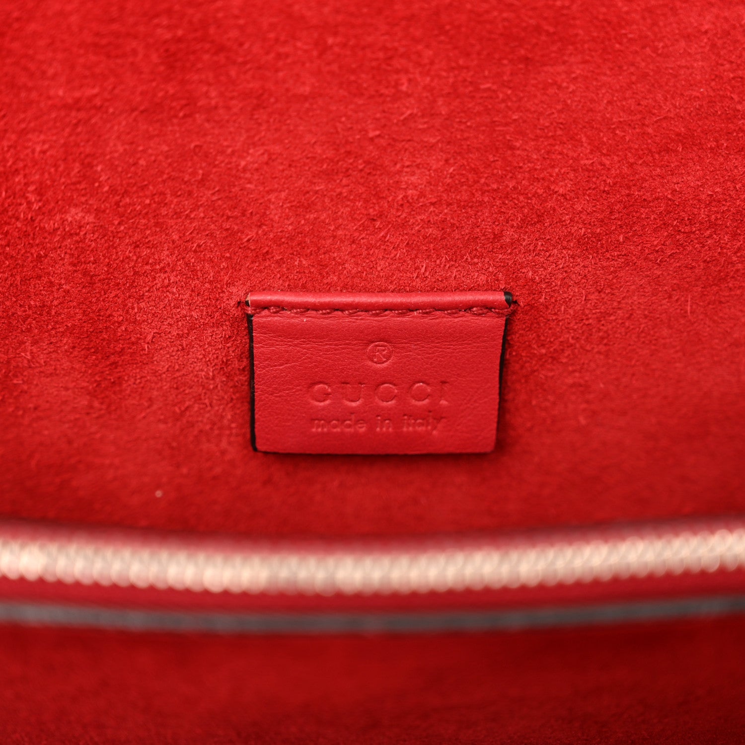 Gucci GG Supreme Monogram Small Dionysus Shoulder Bag Vulcanic Red 6 of 12