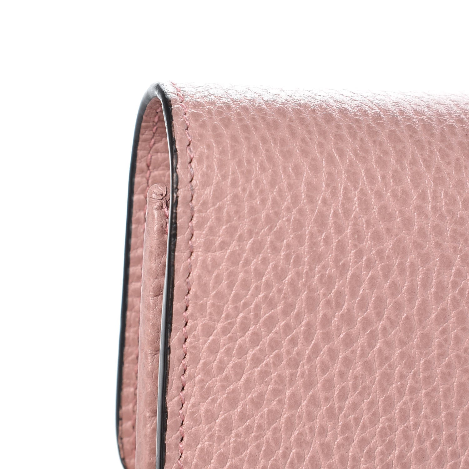 Gucci Dollar Calfskin Interlocking G Chain Wallet Soft Pink 8 of 10