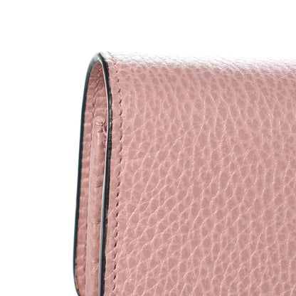 Gucci Dollar Calfskin Interlocking G Chain Wallet Soft Pink 8 of 10