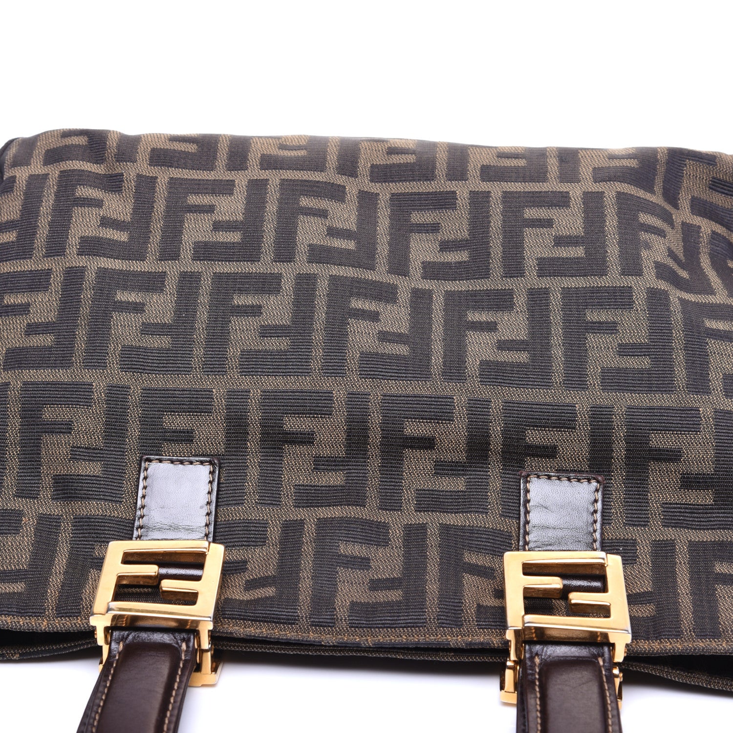 Fendi Zucca Tote Tobacco Brown 12 of 13