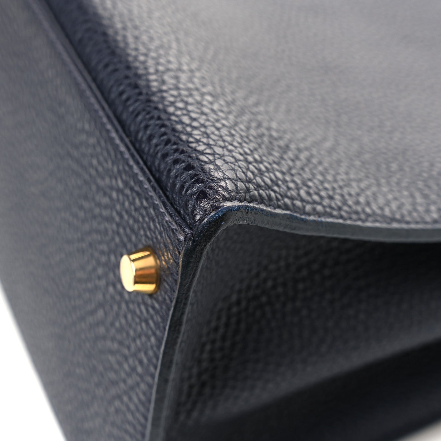 Hermes Fjord Kelly Sellier 35 Bleu Indigo 12 of 18