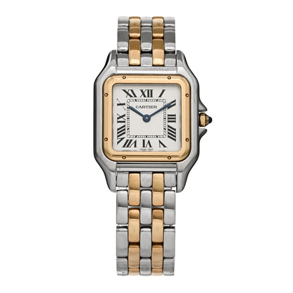 Cartier Stainless Steel 18K Yellow Gold 27mm Panthere Quartz Watch 1 of 5