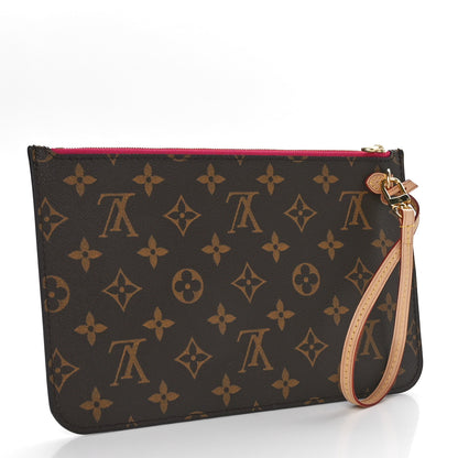 Louis Vuitton Monogram Neverfull MM GM Pochette Pivoine 3 of 7