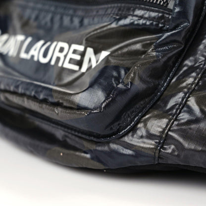 Saint Laurent Nylon Camouflage Logo Ripstop Body Belt Bag Kaki 7 of 9