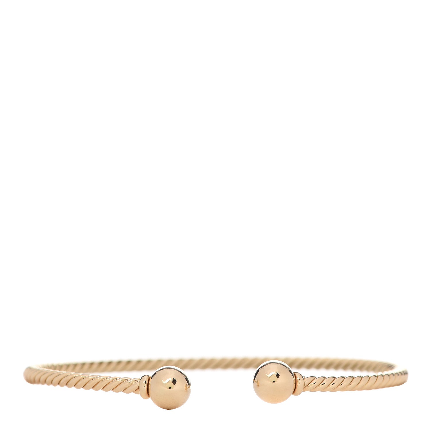 David Yurman 18K Yellow Gold 7mm Solari Bracelet 1 of 6
