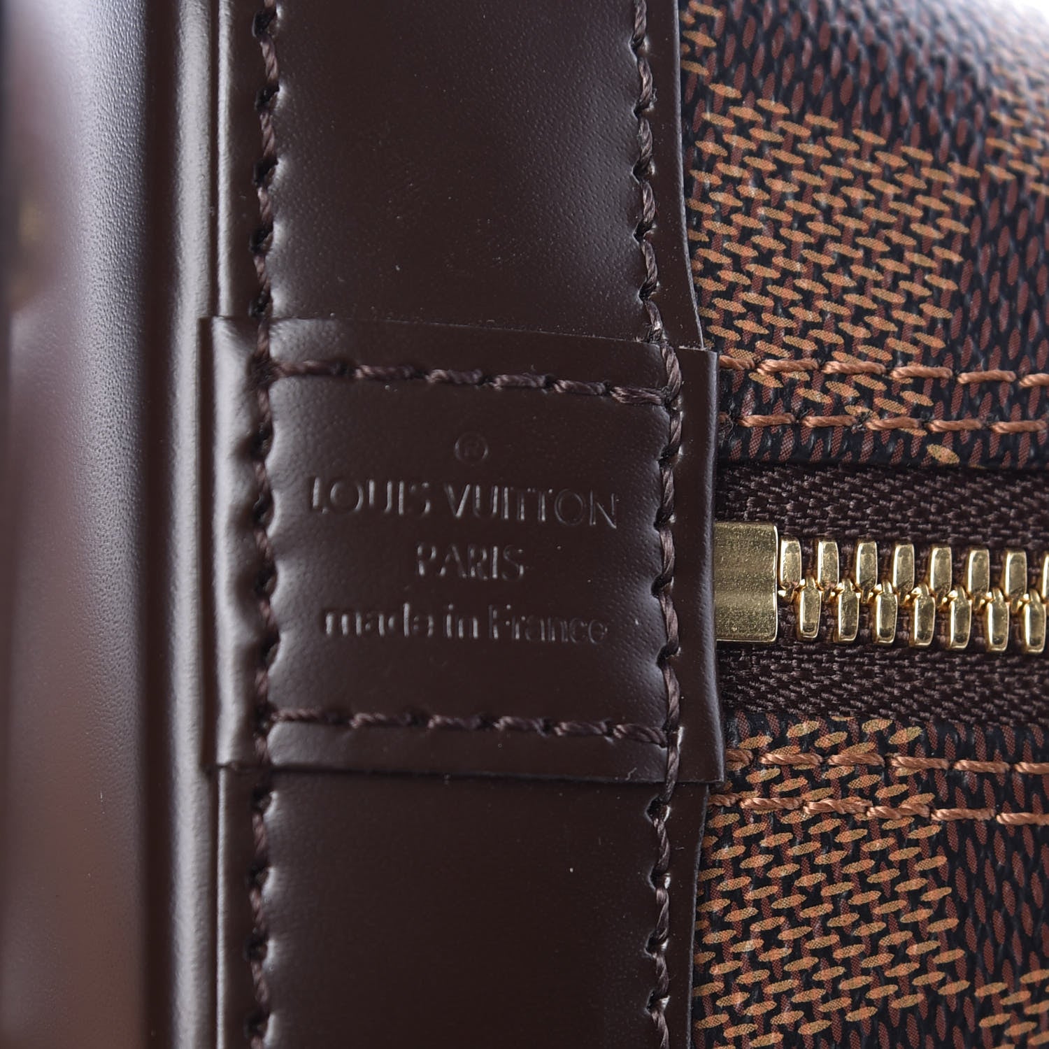 Louis Vuitton Damier Ebene Alma BB 7 of 9