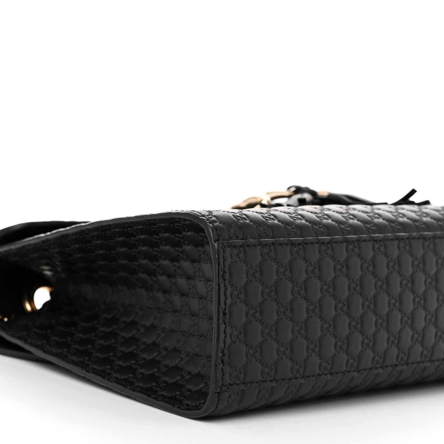 Gucci Microguccissima Medium Emily Chain Shoulder Bag Black 9 of 11