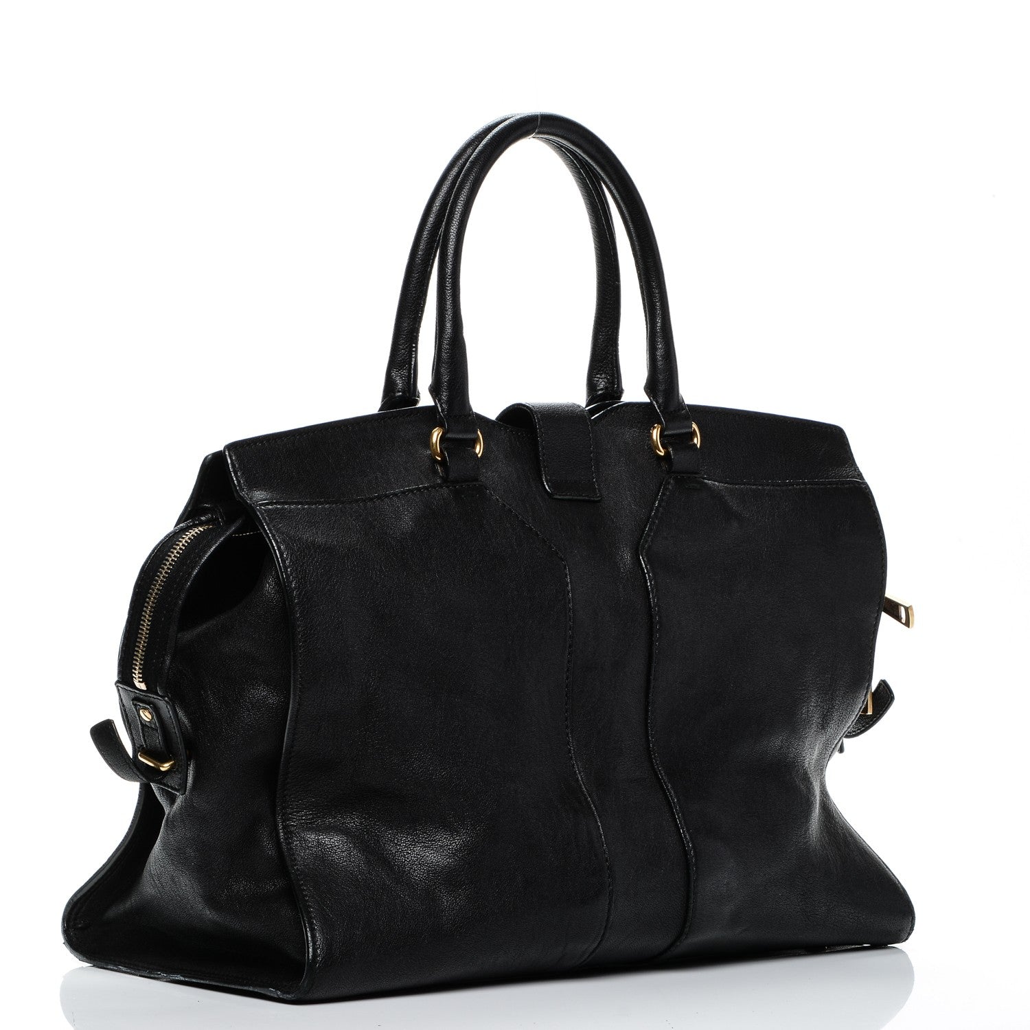 Saint Laurent Sheepskin Large Cabas ChYc Black 3 of 9