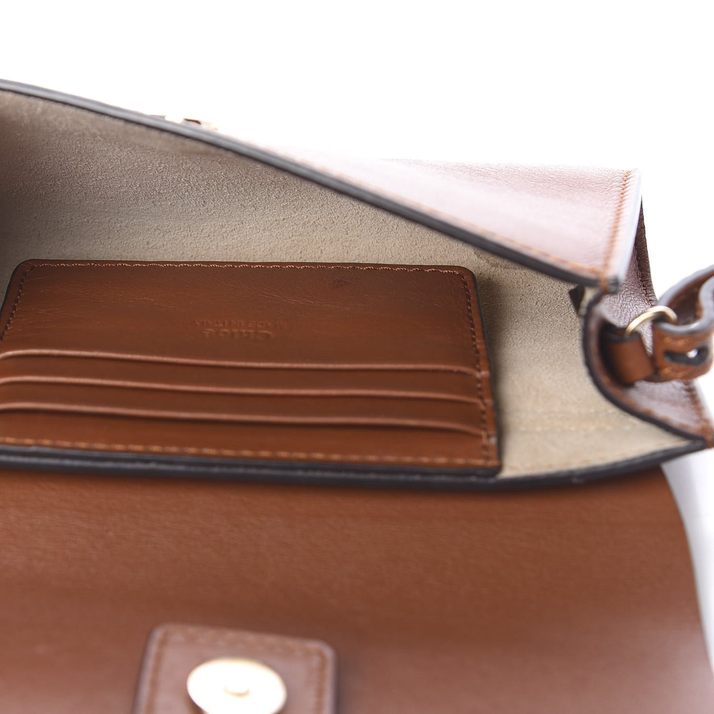 Suede Calfskin Mini Faye Shoulder Bag Tobacco