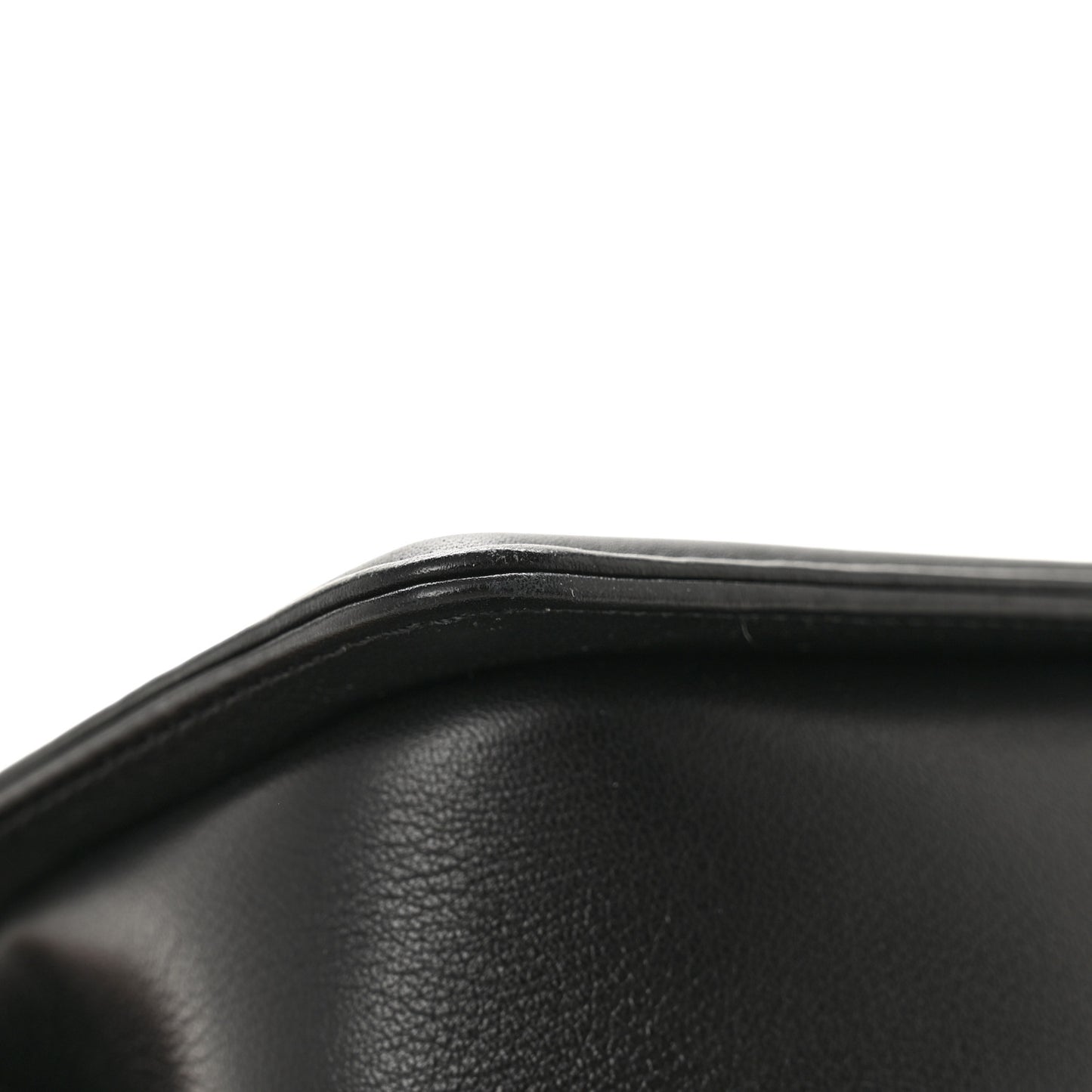 Lambskin Quilted Small Boy Flap Black