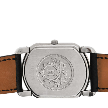 Hermes Stainless Steel Epsom 31mm Rallye Quartz Watch Noir 4 of 5