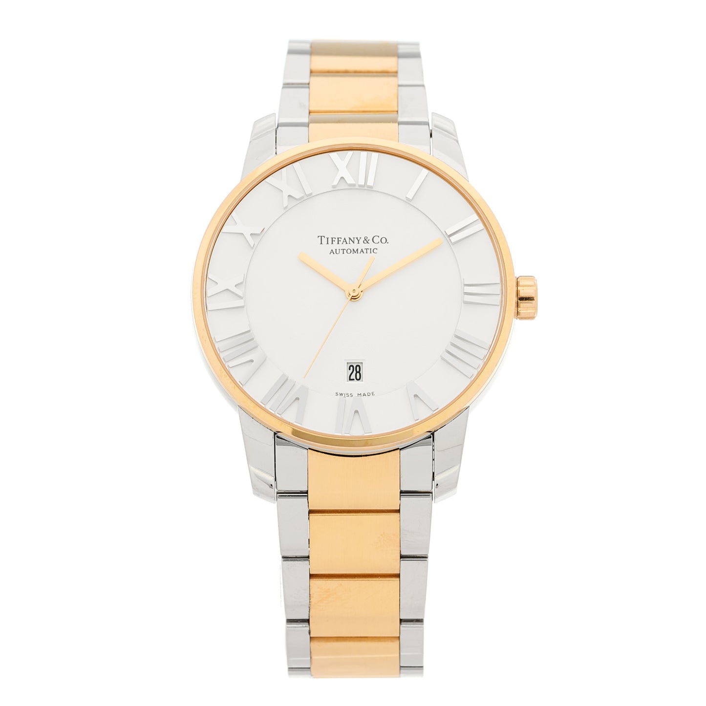 Stainless Steel 18K Yellow Gold 42mm Atlas Automatic Watch