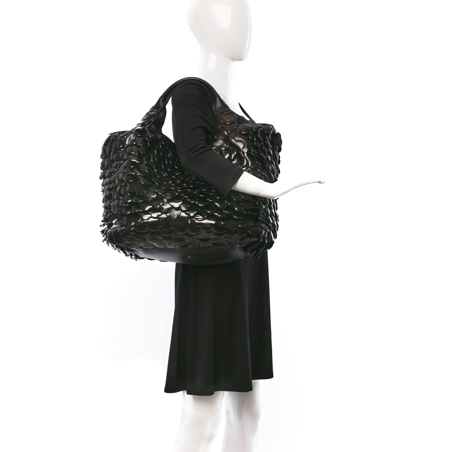 Nappa Atelier 03 Rose Edition Large Tote Bag Black